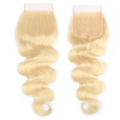 brazilian 613 body wave ombre brazilian remy human hair 3 or 4 bundles with pink lace closure